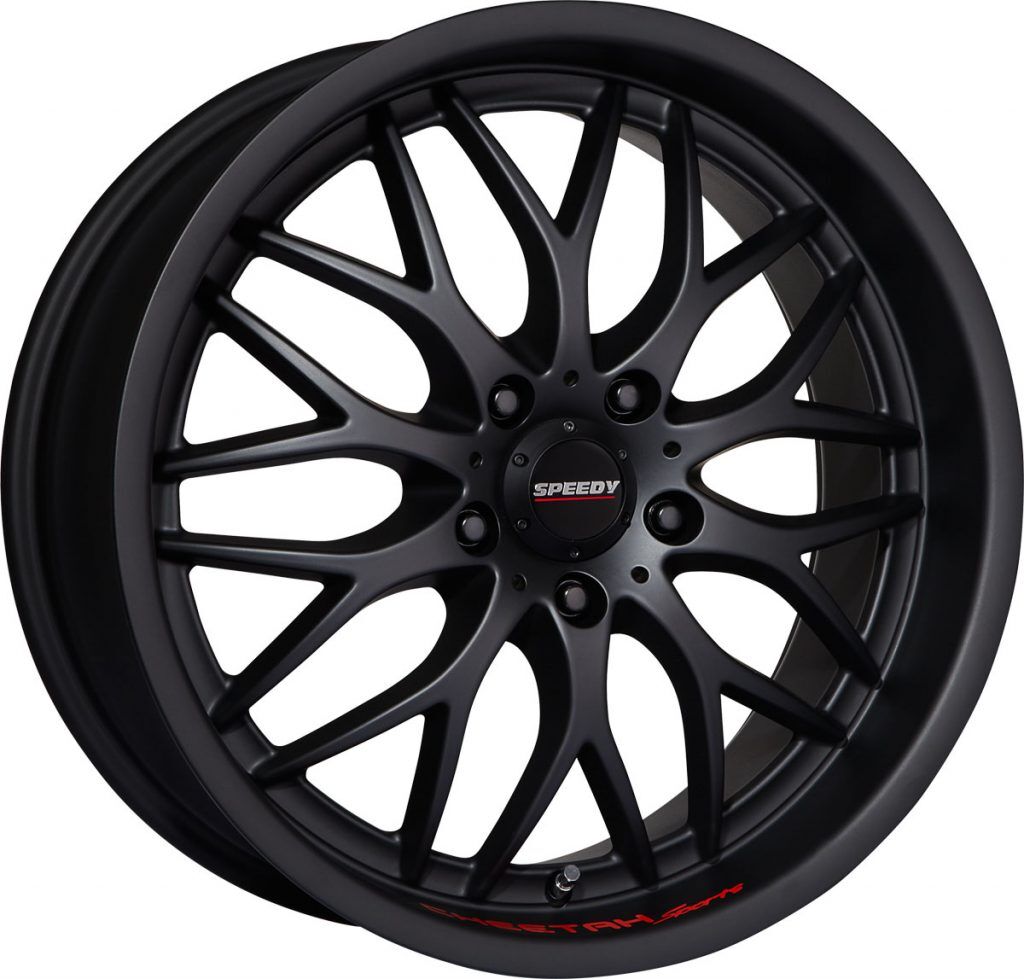 Speedy wheel Cheetah Black Suede