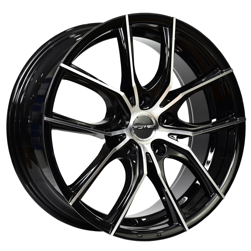POISON Black Silver Wheel